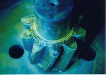 Fluorescent Magnetic Particle Inspection of Machinery Components